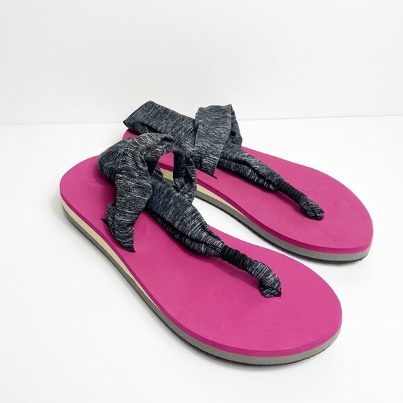 Chooka Slingback Thong Flip Flop Magenta Sandal SIZE 9 NEW - Picture 3 of 3